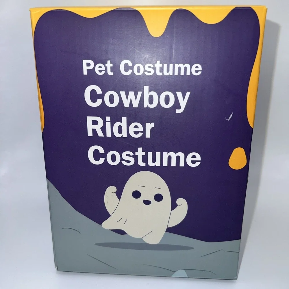 Funny‎ Pet Dog Riding Horse Cowboy Saddle Pet Costume Party Costume Clothes